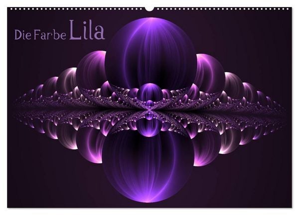 Produktbild: Die Farbe Lila (Wandkalender 2026 DIN A2 quer), CALVENDO Monatskalender