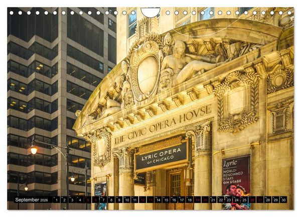 Produktbild: Chicago Impressionen (Wandkalender 2026 DIN A4 quer), CALVENDO Monatskalender