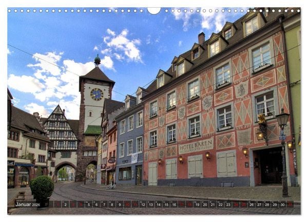 Produktbild: Freiburg - Gesichter einer Stadt (Wandkalender 2026 DIN A3 quer), CALVENDO Monatskalender