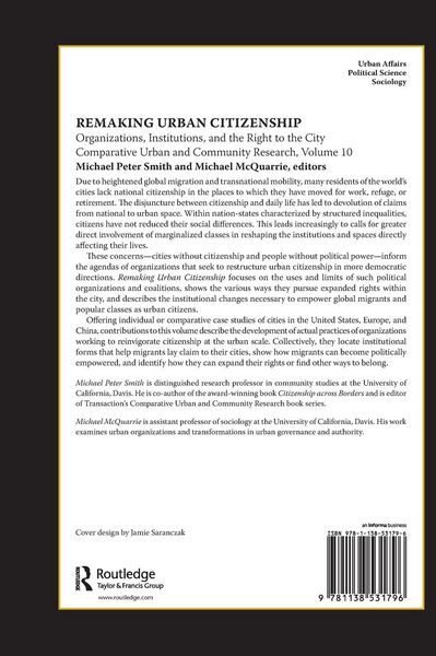 Produktbild: Remaking Urban Citizenship