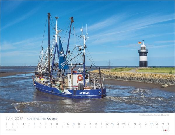 Produktbild: K&uuml;stenland Kalender 2027 - Meer erleben