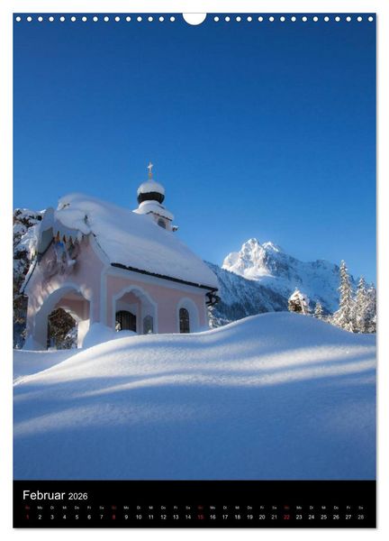 Produktbild: Bergblicke - Mittenwald (Wandkalender 2026 DIN A3 hoch), CALVENDO Monatskalender
