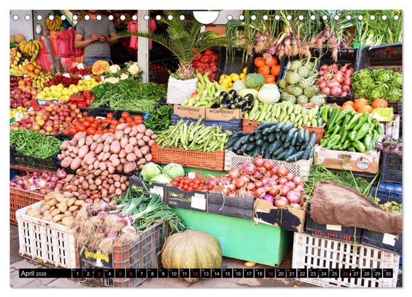 Produktbild: Exotische M&auml;rkte (Wandkalender 2026 DIN A4 quer), CALVENDO Monatskalender