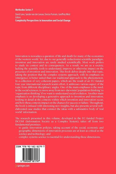 Produktbild: Complexity Perspectives in Innovation and Social Change