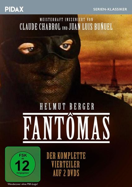 Produktbild: Fantomas / Der packende 4-Teiler nach den ber&uuml;hmten Romanen von Pierre Souvestre und Marcel Allain (Pidax Serien-Klassiker) [2 DVDs]