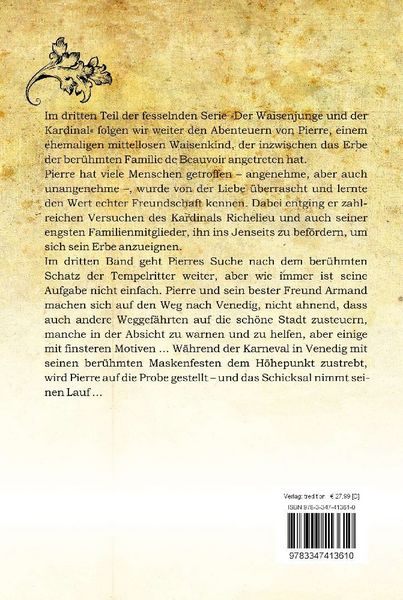 Produktbild: T&ouml;dlicher Karneval &ndash; Im Banne der Serenissima