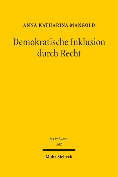 Produktbild: Demokratische Inklusion durch Recht