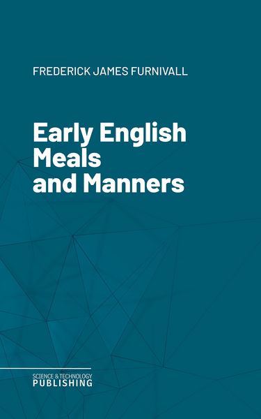 Produktbild: Early English Meals and Manners