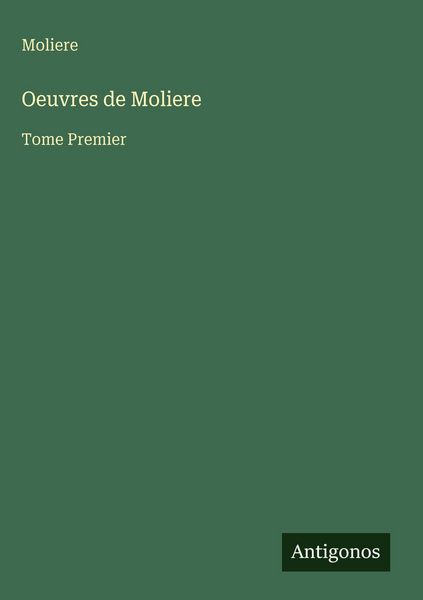 Produktbild: Oeuvres de Moliere