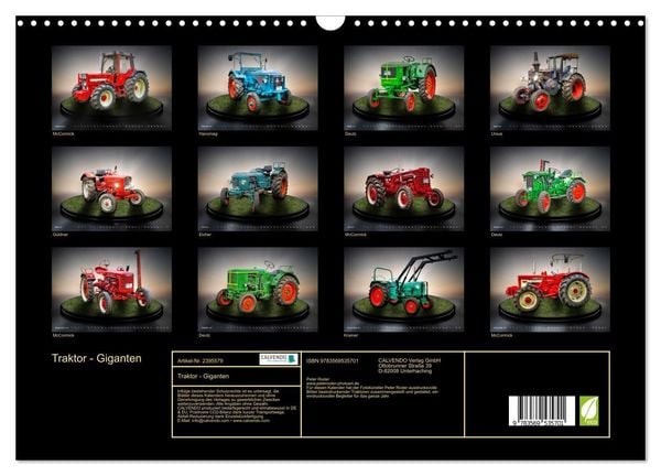 Produktbild: Traktor - Giganten (Wandkalender 2027 DIN A3 quer), CALVENDO Monatskalender
