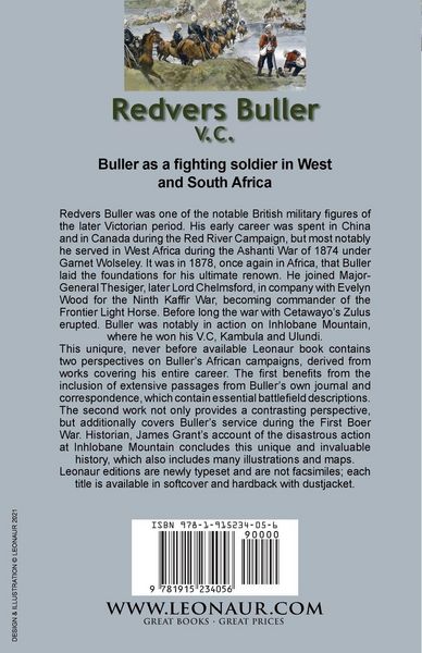 Produktbild: Redvers Buller V.C., the African Campaigns,1873-1879-Sir Redvers Buller, the Ashanti Campaign and the Zulu War by C. H. Melville & Sir Redvers H. Buller, V.C. and the Ashanti and Zulu Wars by Walter Jerrold, With an Account 'Storming the Inhlobane Mountai