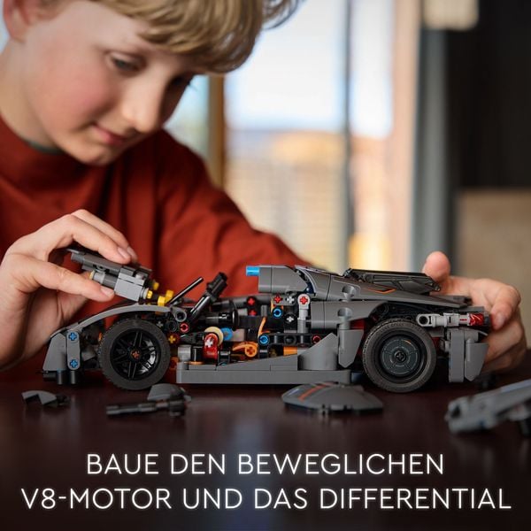 LEGO Technic Koenigsegg Jesko Absolut Supersportwagen in Grau 42173