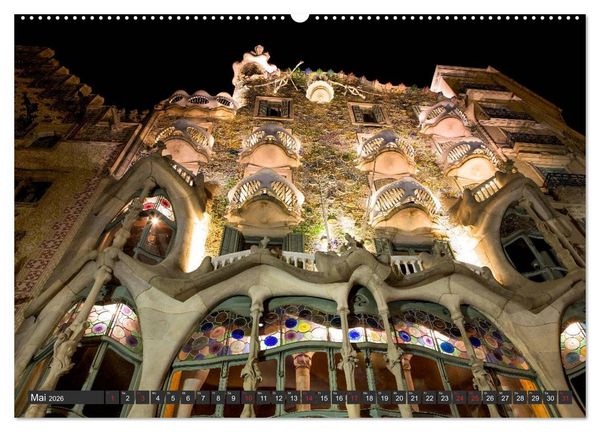Produktbild: Barcelona Impressionen (hochwertiger Premium Wandkalender 2026 DIN A2 quer), Kunstdruck in Hochglanz