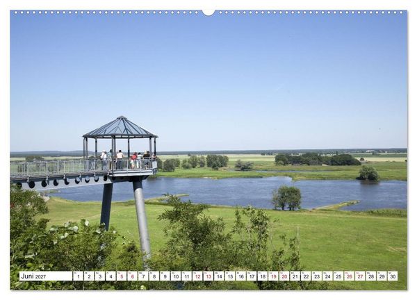 Produktbild: Elbetal Nord - Radland Deutschland (Wandkalender 2027 DIN A2 quer), CALVENDO Monatskalender