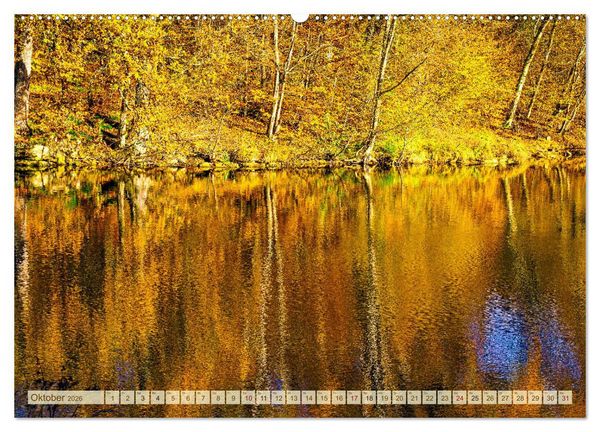 Produktbild: Magie gespiegelter Welten (Wandkalender 2026 DIN A2 quer), CALVENDO Monatskalender