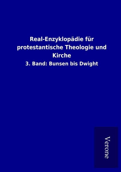 Produktbild: Real-Enzyklop&auml;die f&uuml;r protestantische Theologie und Kirche