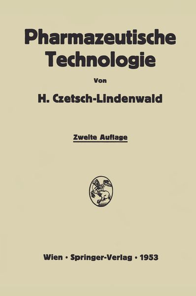 Produktbild: Pharmazeutische Technologie