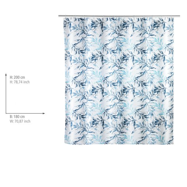 Produktbild: Anti-Schimmel Duschvorhang Mod. Catala, Textil (Polyester), 180 x 200 cm, wasserabweisend, waschbar