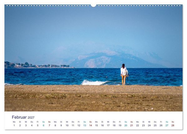 Produktbild: Str&auml;nde der Insel Rhodos (Wandkalender 2027 DIN A2 quer), CALVENDO Monatskalender