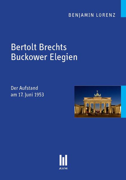 Produktbild: Bertolt Brechts Buckower Elegien