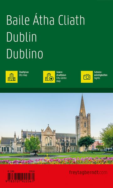 Produktbild: Dublin, Stadtplan 1:10.000, freytag & berndt