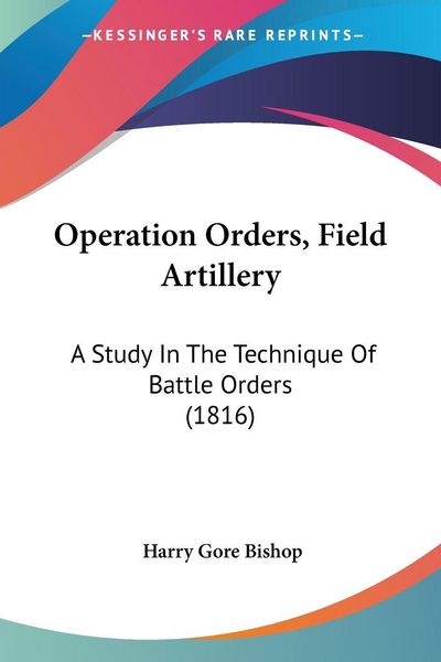 Produktbild: Operation Orders, Field Artillery