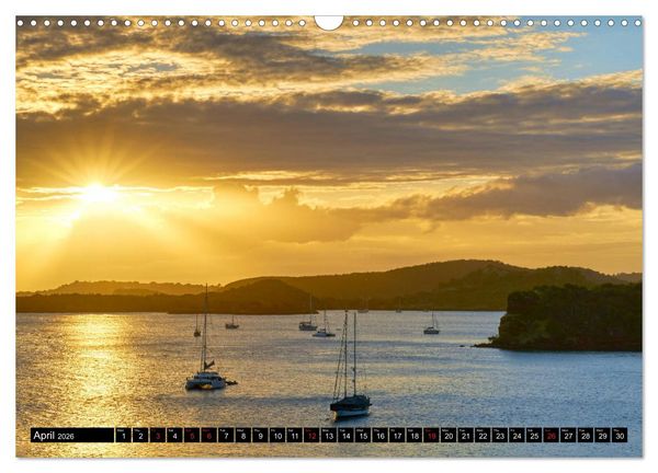 Produktbild: The Caribbean - St. Lucia, The Grenadines and Grenada (Wall Calendar 2026 DIN A3 landscape), CALVENDO 12 Month Wall Calendar