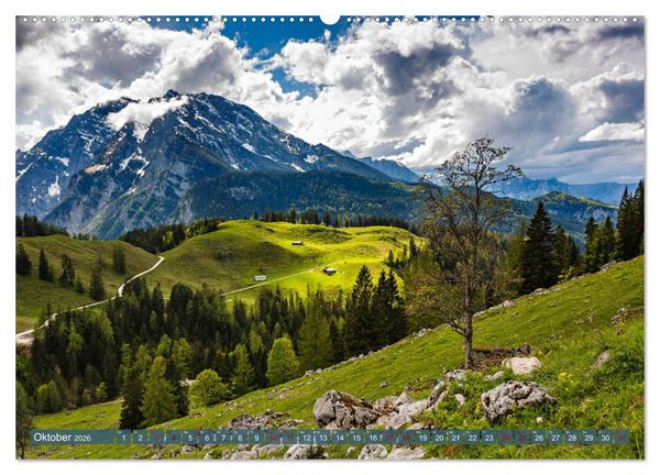 Produktbild: Unterwegs im Berchtesgadener Land 2026 (hochwertiger Premium Wandkalender 2026 DIN A2 quer), Kunstdruck in Hochglanz