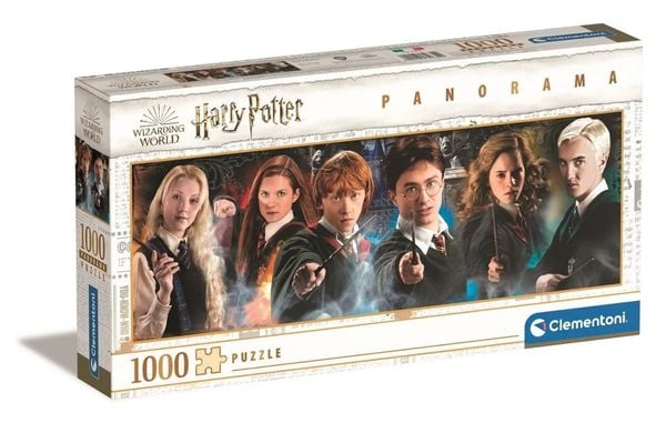 Clementoni - Panorama Harry Potter - Harry Potter, 1000 Teile