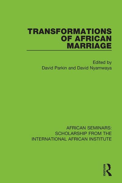 Produktbild: Transformations of African Marriage