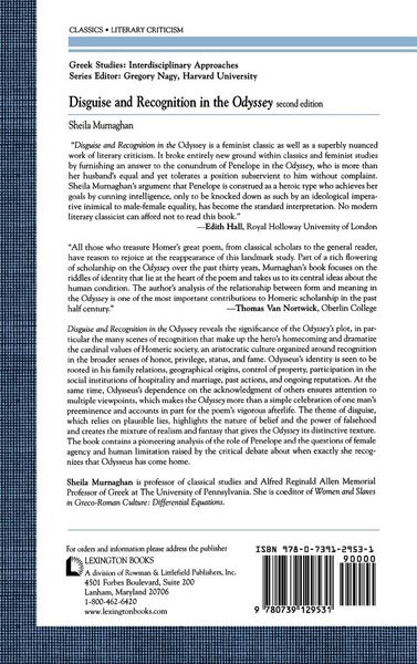 Produktbild: Disguise and Recognition in the Odyssey