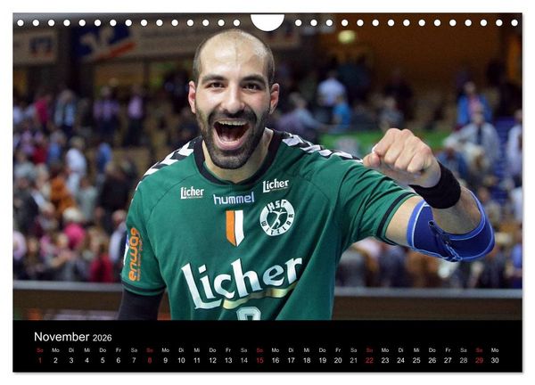 Produktbild: Handball Bundesliga - HSG Wetzlar (Wandkalender 2026 DIN A4 quer), CALVENDO Monatskalender
