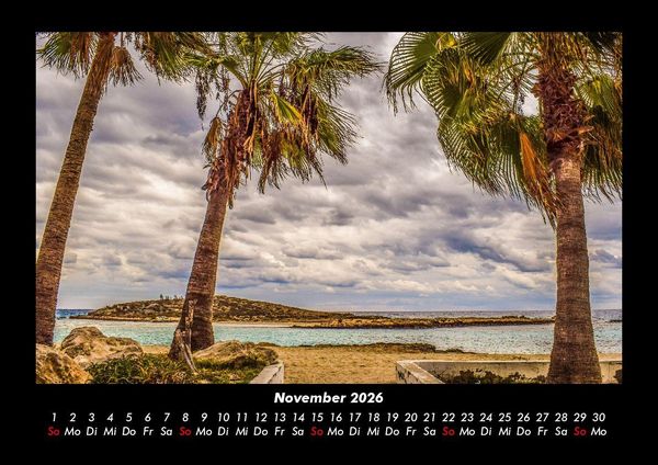 Produktbild: Palmentraum 2026 Fotokalender DIN A3