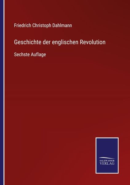 Produktbild: Geschichte der englischen Revolution
