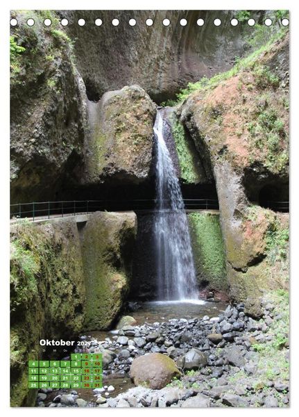 Produktbild: Levadas auf Madeira. Wildromantische Wanderwege (Tischkalender 2027 DIN A5 hoch), CALVENDO Monatskalender