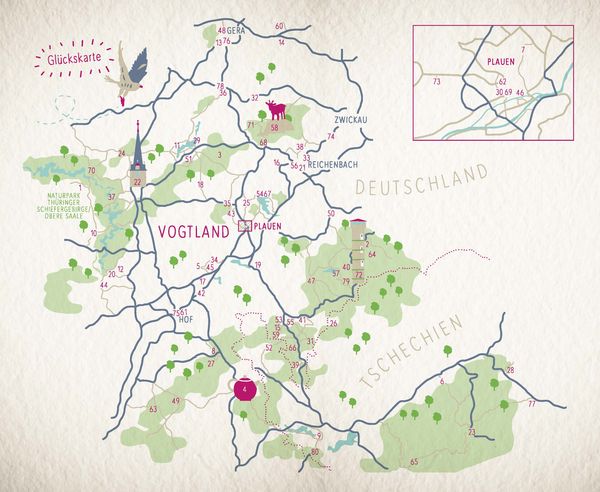 Produktbild: Glücksorte im Vogtland