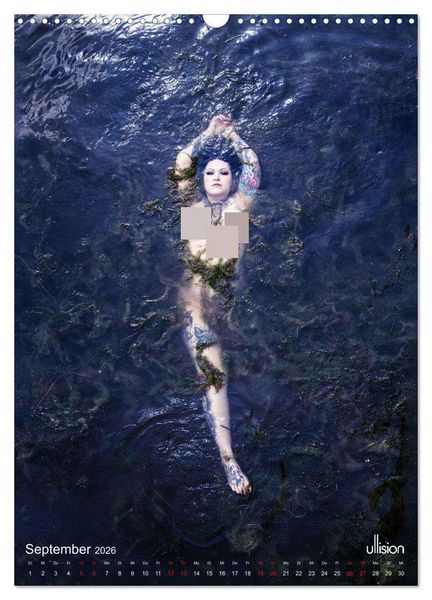 Produktbild: Akt im Wasser - sinnliche Nymphen (Wandkalender 2026 DIN A3 hoch), CALVENDO Monatskalender