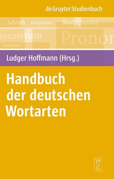 Produktbild: Handbuch der deutschen Wortarten