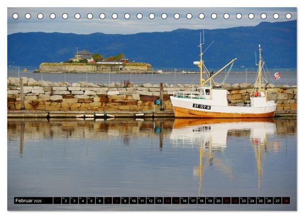 Produktbild: Bergen - Kirkenes - Bergen mit dem Postschiff (Tischkalender 2026 DIN A5 quer), CALVENDO Monatskalender