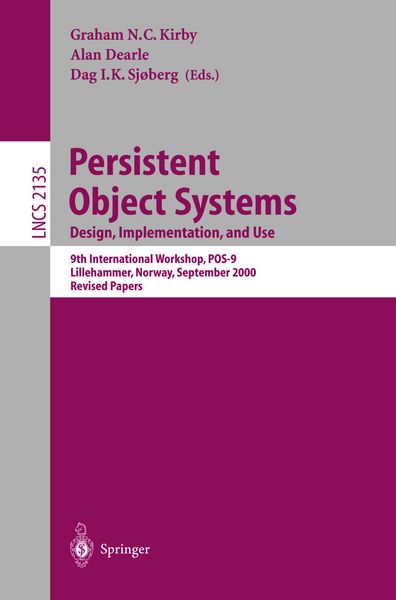 Produktbild: Persistent Object Systems: Design, Implementation, and Use