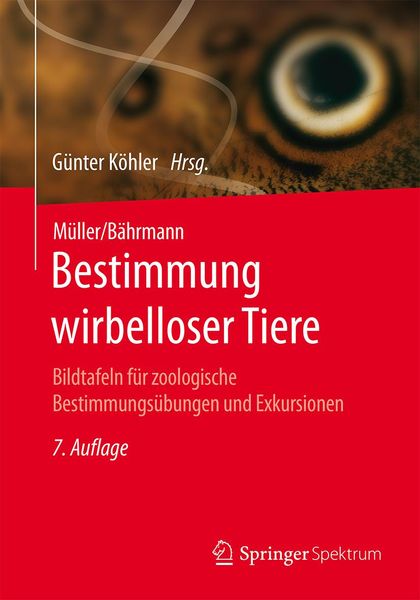 Produktbild: M&uuml;ller/B&auml;hrmann Bestimmung wirbelloser Tiere