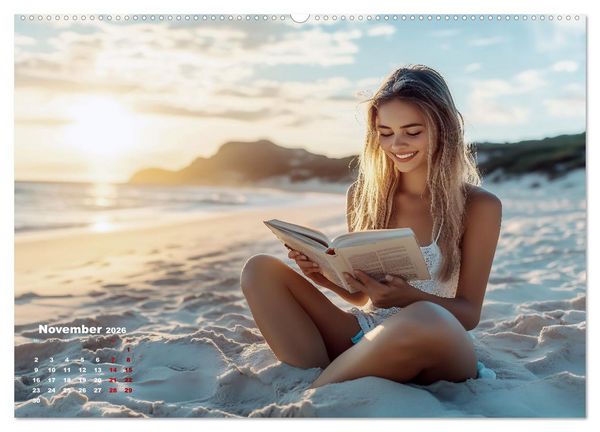 Produktbild: Endlich Strandurlaub (Wandkalender 2026 DIN A2 quer), CALVENDO Monatskalender