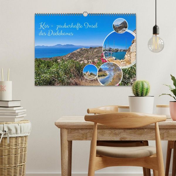 Produktbild: Kos - zauberhafte Insel des Dodekanes (Wandkalender 2026 DIN A3 quer), CALVENDO Monatskalender