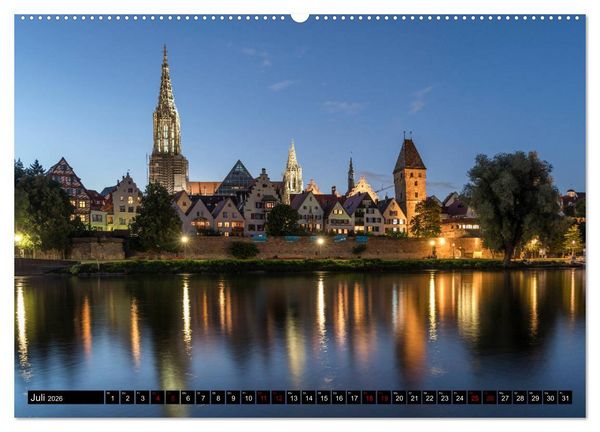 Produktbild: Ulm (hochwertiger Premium Wandkalender 2026 DIN A2 quer), Kunstdruck in Hochglanz