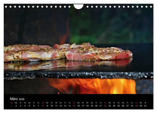 Produktbild: BBQ Lecker Grillen (Wandkalender 2026 DIN A4 quer), CALVENDO Monatskalender