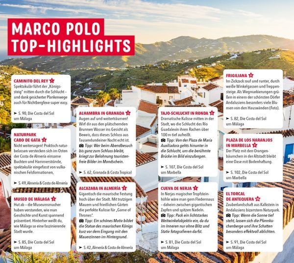 Produktbild: MARCO POLO Reisef&uuml;hrer Costa del Sol, Costa de Almer&iacute;a, Costa Tropical, Granada