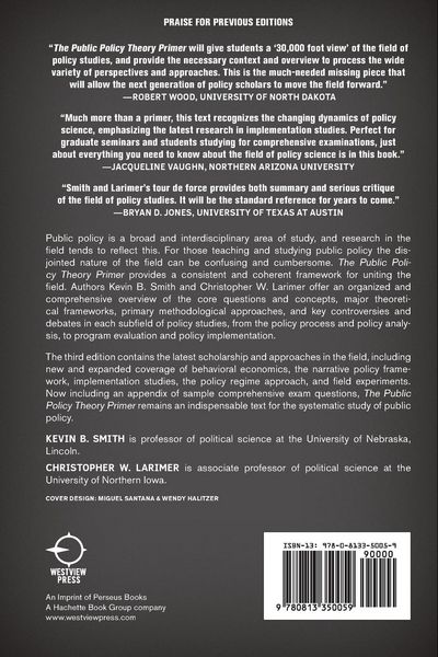 Produktbild: The Public Policy Theory Primer