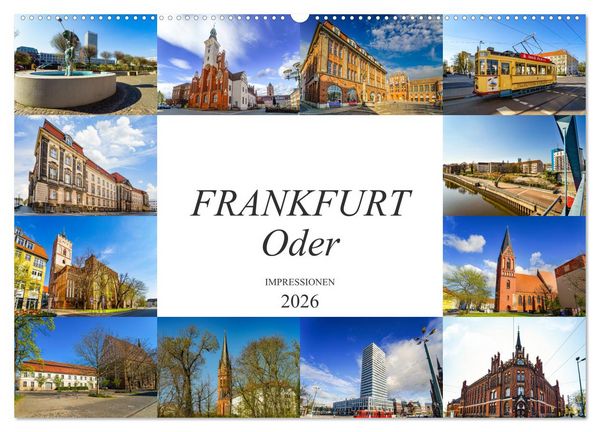 Produktbild: Frankfurt Oder Impressionen (Wandkalender 2026 DIN A2 quer), CALVENDO Monatskalender