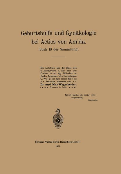 Produktbild: Geburtsh&uuml;lfe und Gyn&auml;kologie bei A&euml;tios von Amida