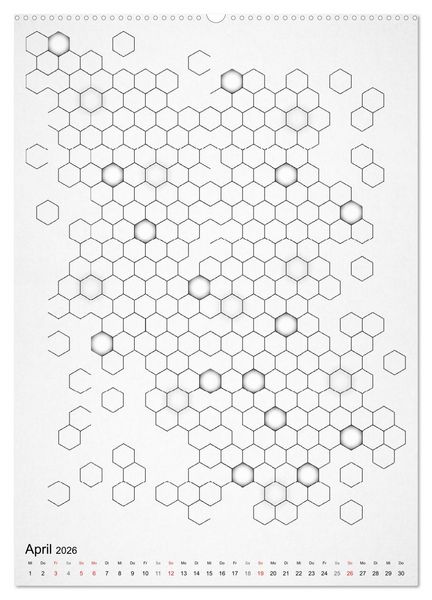 Produktbild: Geometric Graphik Art (hochwertiger Premium Wandkalender 2026 DIN A2 hoch), Kunstdruck in Hochglanz